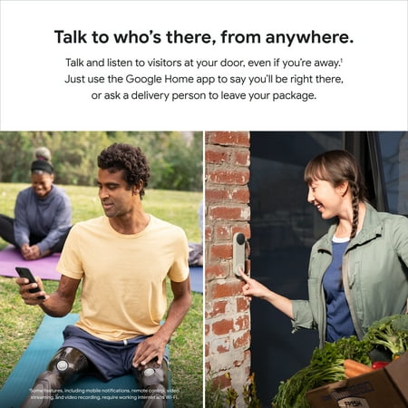 Google Nest Doorbell (Battery) (Linen)