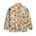 thumbnail image 6 of Xoenoiee Mushroom Flower Leaves Print Oversized Sweatshirts for Girls Teens Zipper Hoodies Cute Outfits Half Zip Pullover Fall Winter 2025 Trendy Clothes, 13-14 Years, 6 of 7