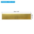 thumbnail image 2 of Uxcell 10"x2" Blank Engraving Name Plate DIY Laser Printing Plates Golden 10 Pack, 2 of 6