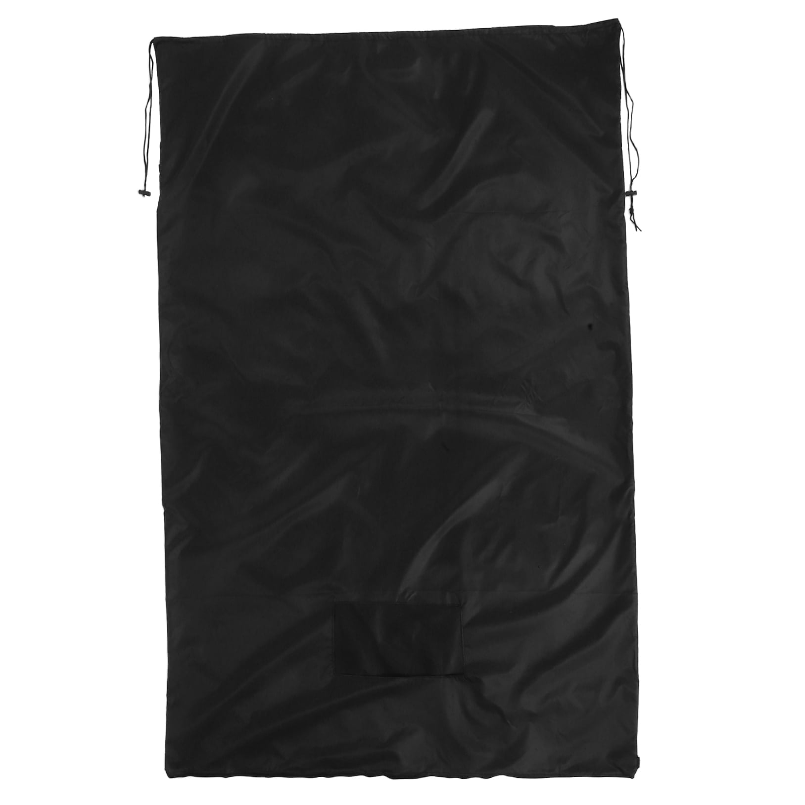 WEUVEB Large Capacity Garden Tool Storage Tote Bag, Black Oxford Cloth Yard Leaf Collector and Organizer for Outdoor Use