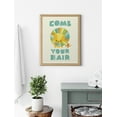 thumbnail image 6 of Kate and Laurel Blake Splish Splash Zoo Lion Framed Printed Glass Wall Art by Heather Rosas, 16x20 Natural, Adorable Animal Home Decor for Bathroom, 6 of 7