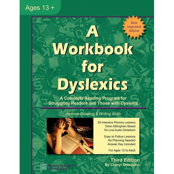 A Workbook for Dyslexics: A Complete Reading Program for Struggling Readers and Those with Dyslexia, (Paperback)