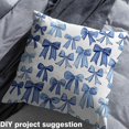 thumbnail image 2 of Homewish Cute Blue Bowknot Fabric by the Yard 1 Yard, Kawaii Cartoon Ribbon Bow Room Decor Fabric by the Yard, Teens Girls Kids Sewing Fabric, Luxury Bedroom Decor, 2 of 6