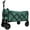 Green, variant on Expandable Dual-Layer Utility Wagon with 100% Extra Space - 225lbs Grocery Cart for Camping, Shopping, Sports, Gardening, Fishing, Pink