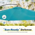 thumbnail image 6 of CHYVARY 10ft Outdoor Round Offset Umbrella Patio Cantilever Outside Hanging Umbrella for Deck, Poolside and Patio, Lake Blue, 6 of 8