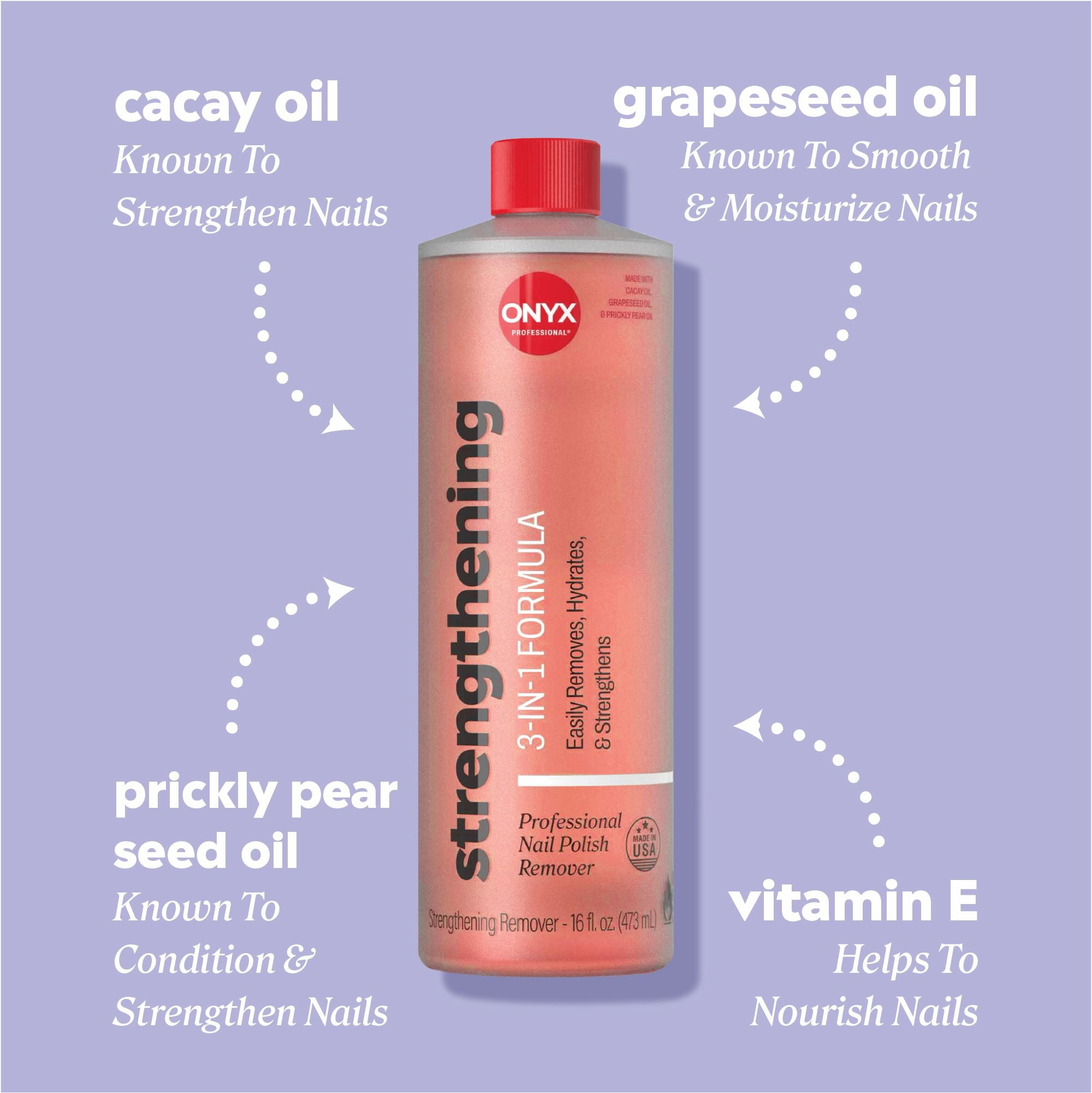 ONYX Professional 3-in-1 Strengthening Nail Polish Remover