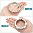 thumbnail image 4 of EEEkit 24pcs Mason Jar Replacement Rings, 70mm Regular Mouth Canning Lid Bands, Reusable and Leak-Proof, Silver, 4 of 9