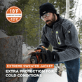 thumbnail image 3 of RefrigiWear Extreme Sweater Jacket - 10°F Comfort, Insulated, Windproof, Water-Repellent, Durable Workwear for Extreme Cold Weather, 3 of 7