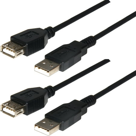 ONN 6 USB Extension Cable Type-A-Female to Type-A-Male,