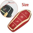 thumbnail image 4 of kurtrusly Auto Porte-Clés Protecteur de Couverture pour Byd Atto 3 Remplacer le Rouge de Haute Qualité, 4 of 9