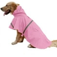 thumbnail image 2 of S/m,rose Clair Rglable Tanche Pet Chien Capuche Impermable Chien Rflchissant Manteau De Pluie Veste Chien Vtements De Pluie Vtements De Vtement, 2 of 5