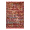 thumbnail image 3 of Unique Loom Baracoa Collection Area Rug - Rumba (4' 3" x 6' 1" Rectangle Red/Brown), 3 of 7