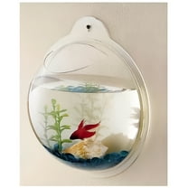 CNZ Wall Mounted Acrylic Fish Bowl, 11.5-inch