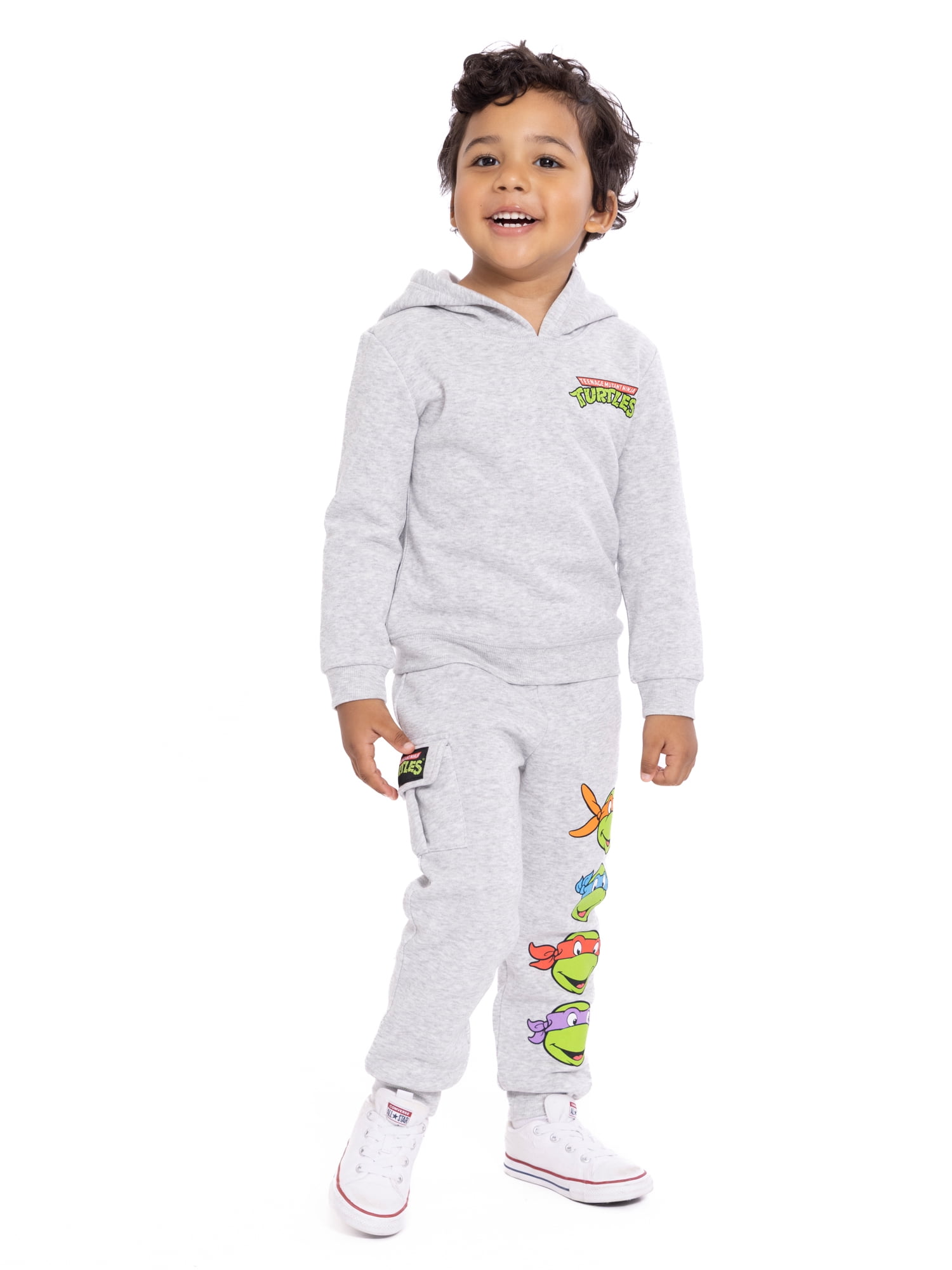 Teenage Mutant Ninja Turtles Toddler Boys Graphic Hoodie and Jogger Pants Set, 2-Piece, Sizes 12M-5T