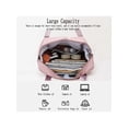 thumbnail image 4 of Kmbangi Travel Bag Large Capacity Letter Patterns Storage Bag Handbag, 4 of 7