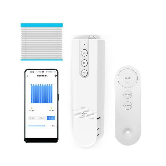 Tuya Smart Wifi Blind Motor+solar Panel Automatic Electric Roller Shutter Shadows Lifting Curtain O-SHUNJING