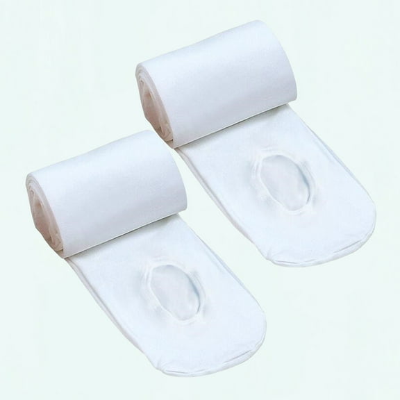 ROSENICE 2Pairs Ballet Tights Adult Nylon Dance Practice Improved Dancing Skills White M