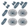 thumbnail image 2 of Qiilu RC Accessory Simulation Metal Brake Discs Calipers Fit For Traxxas TRX4 TRX6 1/10 RC Car Parts RC Brake Disc, 2 of 8