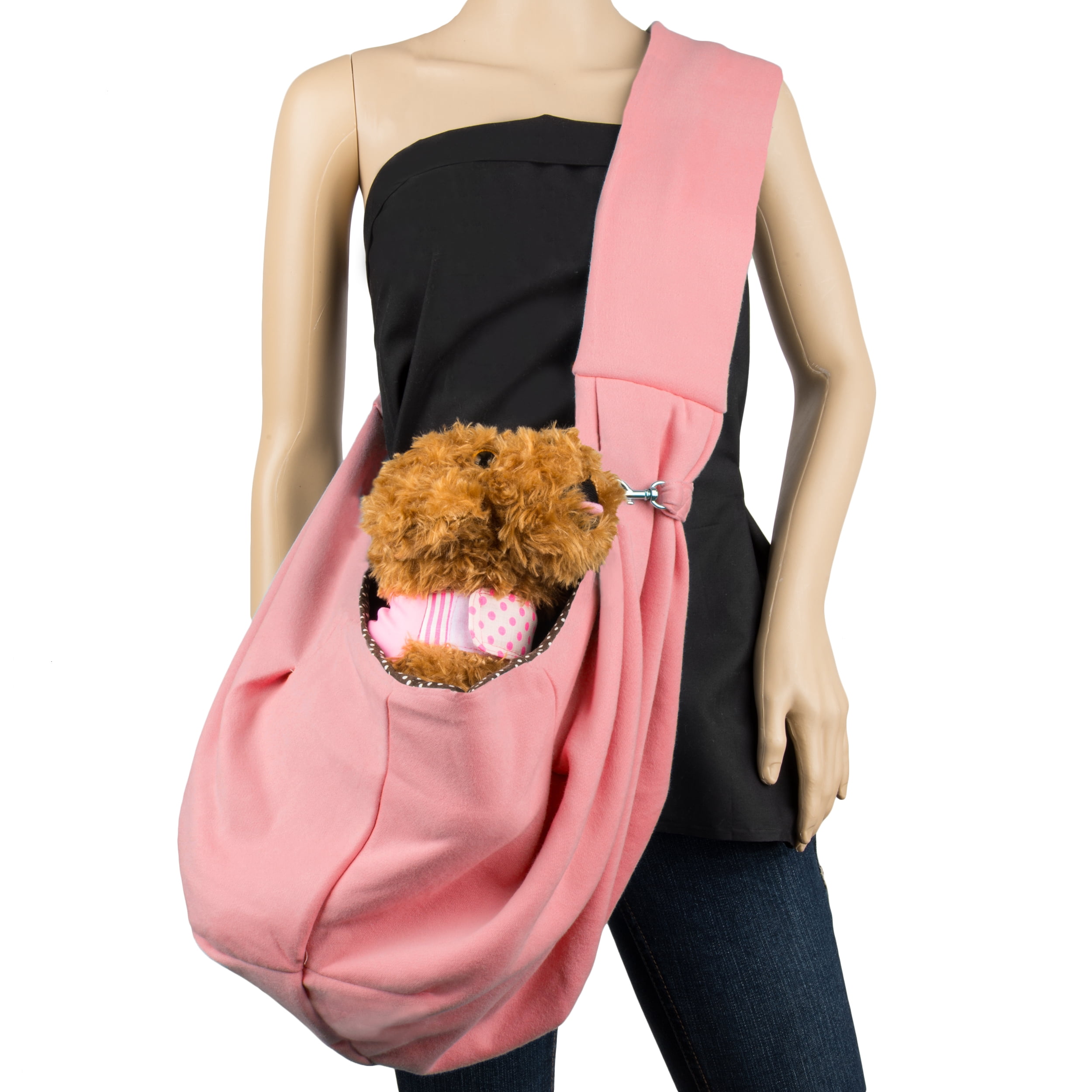 CUECUEPET Crossbody Pet Carrier Sling Bag for holding Small Dogs / Cats
