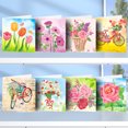 thumbnail image 3 of 8 Tarjetas Felicitación Con Pintura Diamantes Taladro Forma Especial (HKDZ10)., 3 of 9