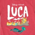 thumbnail image 3 of Luca -  Coastal Sea Monster - Toddler And Youth Short Sleeve Graphic T-Shirt, 3 of 5