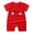 Red&2, variant on KPOPLK Baby Boy Girl Football Clothes Long Sleeve Crewneck Romper Chiefs Jumpsuit Fall One Piece Outfit(Yellow,0-6 Months)