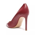 thumbnail image 4 of Schutz Lou Garnet Slip On Pointed Toe Slimmed-Down Stiletto Heeled Pumps (Garnet, 6), 4 of 5