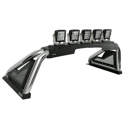 Go Rhino 918600PS Sport Bar 2.0 with Power Actuated Retractable Light Mount For 19-24 Sierra 3500 HD, Silverado 3500 HD, 1500, Silverado 2500 HD, Sierra 2500 HD Fits select: 2019-2023 RAM 1500