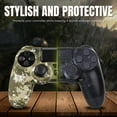 thumbnail image 4 of Controller Skins for PS4 - Silicone Protector Case Skin for Playstation 4 Controller Compatible with PS4 Slim / PS4 Pro Controller, Camo Mosaic Brown Cover for PS4 Controller with Thumb Grip Caps, 4 of 7