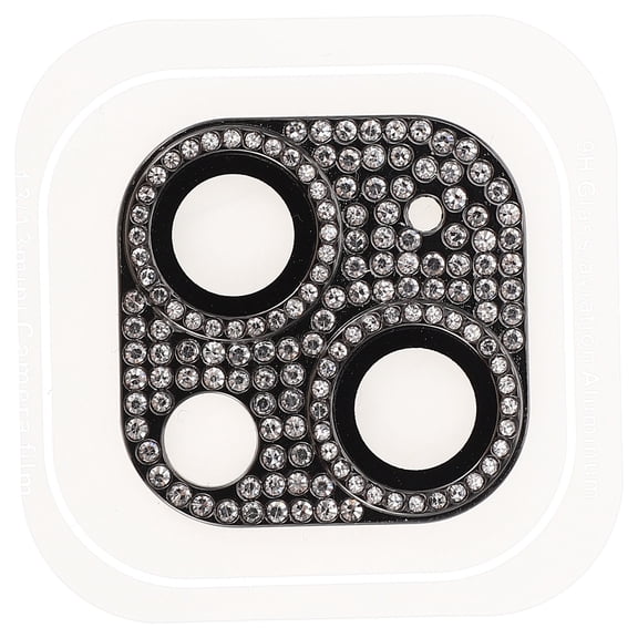 Masteelf Shiny Rhinestone Phone Lens Cover Lens Decor Camera Protector Compatible for iPhone 13/13mini