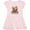 Ballerina Pink, variant on Inktastic Bookworm Book Lover Reading Quote Gift Toddler Girl Dress