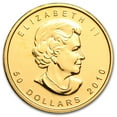thumbnail image 2 of 2010 Canada 1 oz Gold Maple Leaf BU, 2 of 2