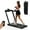 Black, variant on SuperFit Up To 7.5MPH 2.25HP 2 in 1 Dual Display Screen Treadmill Jogging Machine W/APP Control Silver