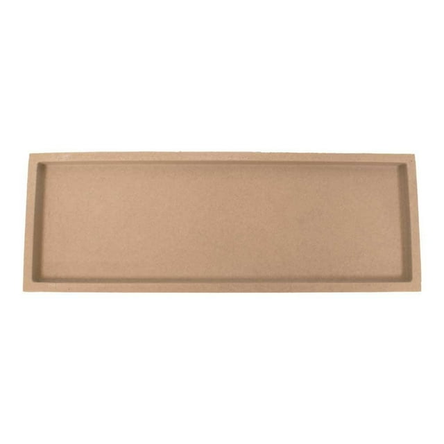 Bandeja Hotel Style 10 x 28 cm Diseño Rectangular Liso Color Beige
