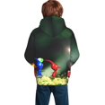 thumbnail image 6 of Lsque Pikmin Patten Youth Hoodie Sweatshirt Pullover with Kangaroo Pocket Boys and Girls Hoodie Warm Hoodie for Kids, 6 of 8