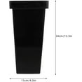 Casewin Plastic Flower Buckets Flowers Vase Tall Planters Flower Pot