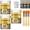 3 set, variant on Weather Resistant Water-Based Gold Paint, Metallic Gold Paint, High Gloss Gold Leaf Paint for Furniture Metal, Wood, Crafts, And Home Decor (1 set)