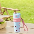 thumbnail image 1 of Elodie Bouteille d'Eau Isolée pour Camping Randonnée Activités Extérieures Fleur Bleue, 1 of 8