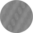 thumbnail image 1 of Ahgly Company Indoor Round Patterned Smokey Gray Area Rugs, 7' Round, 1 of 6