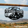 thumbnail image 2 of Craftnamesign Custom Metal Farm Sign, Metal Name Sign Outdoor, Farmhouse Hanging Outdoor, 2 of 2