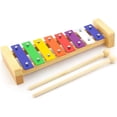 thumbnail image 1 of Wooden Xylophone Instrument for Kids 8-tone Aluminum Plate Piano  Hand-Knocking Musical Instrument  Playing Piano  Multi Color, 1 of 1