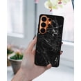 thumbnail image 5 of WIRESTER Shockproof Soft Rubber Cover Case for Samsung Galaxy S26 Ultra 6.9" 2026, Cloudy Black Marble, 5 of 5