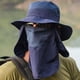 thumbnail image 1 of Sombreros de pesca Hombres Protección solar Cuello Solapa facial Protector solar Sombrero Cómodo Sombrero de protección solar Sombrero Sombreros para DYNWAVEMX  Sombrero de copa, 1 of 8