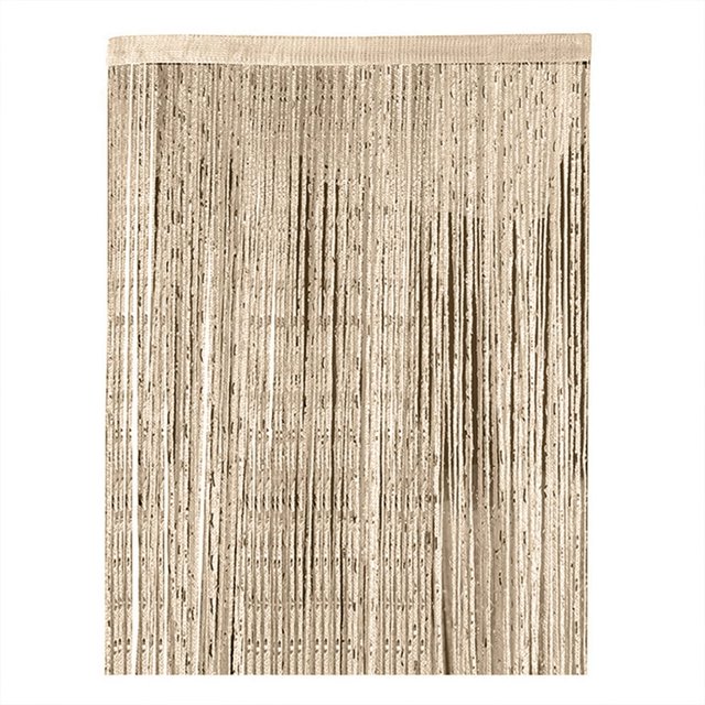 String Door Curtain 100 x 200cm Plain Tassel Window Panel Retro Room Door Divider String Anti-mosquito Fly Insect Bug Screen String Home Fringe Drapes For Birthday Wedding Holiday Party D