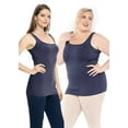 thumbnail image 2 of Stretch Is Comfort Women's and Plus Size Oh so Soft Long Length Base Layer Tank Top | Adult Small- 5x, 2 of 5