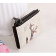 thumbnail image 2 of Ladies Cartoon Cute Zippered Wallet Short Purse Small Coins Purse Card Holder Fox, 2 of 5