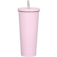 thumbnail image 2 of Vaso con pajita Vhermosa 750ML acero inoxidable color Rosa, 2 of 7