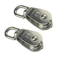 thumbnail image 1 of 2PCS 304 Stainless Single Sheave Open Block Pulley 15mm 20mm 25mm 32mm 50mm Marine Boat Hardware ,Easy Installation, 1 of 6