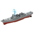 thumbnail image 3 of Mini barco de control remoto para niños, barco de guerra eléctrico de agua de verano, lancha rápida, barco de control remoto de alta velocidad de 2,4 G, juguete, 3 of 5