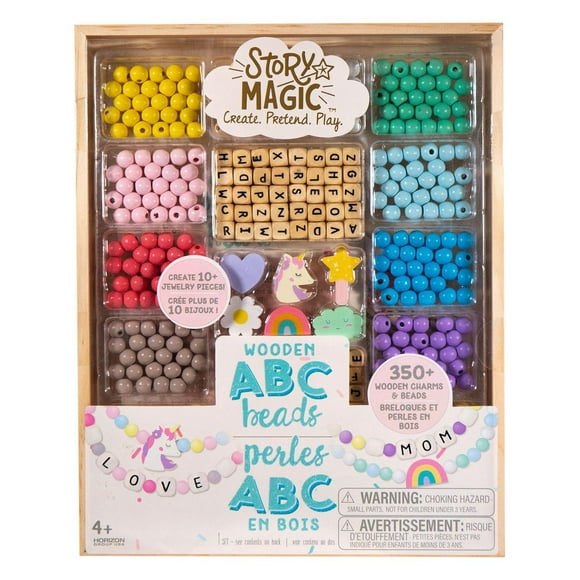 Perles ABC en bois D’âge: 4+